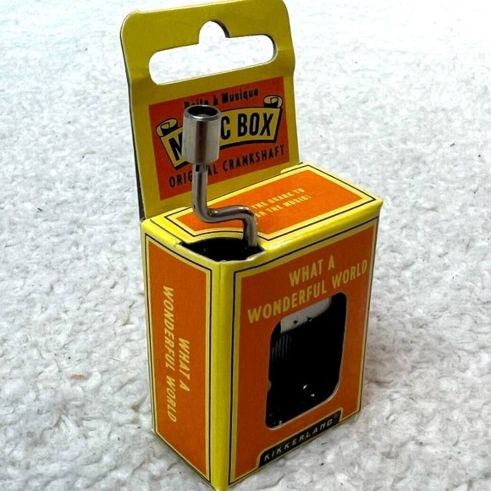 Kikkerland "What A Wonderful World" Music Box